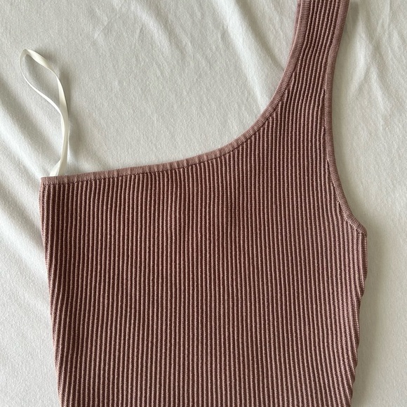 Babaton Tops - Babaton Sculpt Knit One Shoulder Tank